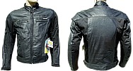 leather combination jacket