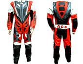 leather two piece blade suit