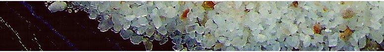 Top banner picture of salt crystals on page selling edible himilayan salt crystals