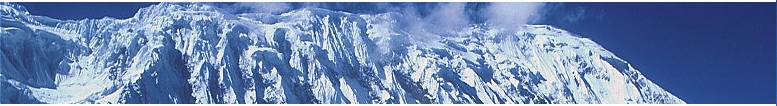 Top banner picture of snowy rocks at the top of links to other sites page