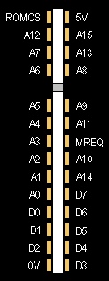 ROM Cartridge Pinout