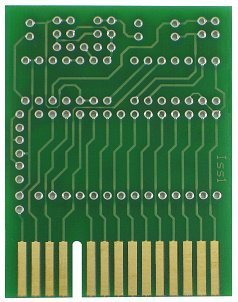 ZXC1 ROM Cartridge PCB (Gold Edge Connector) - Back