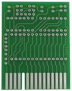 ZXC1 ROM Cartridge PCB (Silver Edge Connector) - Back