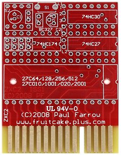 ZXC2 ROM Cartridge PCB - Front