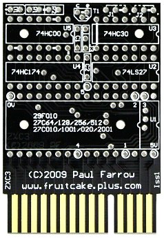 ZXC3 ROM Cartridge PCB - Front
