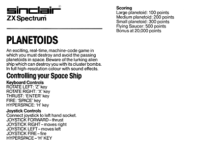 Instructions Back