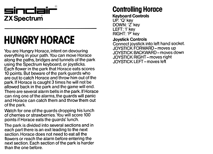 Instructions Back