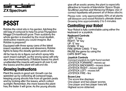 Instructions Back