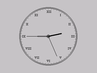 Clock ROM Cartridge Screenshot