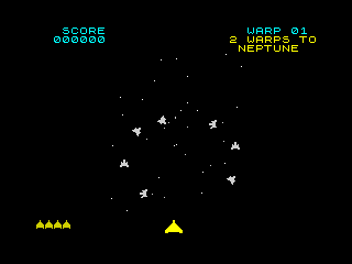 Gyruss - Game Screen