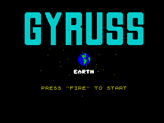 Gyruss - Title Screen