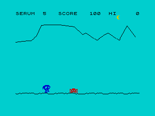 Horace And The Spiders - Game Screen