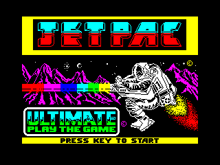 Jet Pac - Title Screen