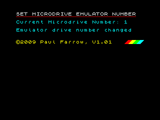 Set Drive Utility - Drive Number Changed Screenshot