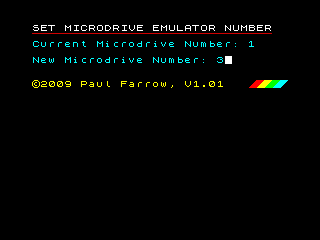 Set Drive Utility - Enter New Drive Number Screenshot