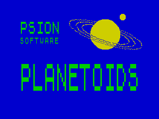 Planetoids - Title Screen
