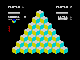 Q*Bert - Title Screen
