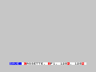 Spectrum RS232 Save Menu Screenshot