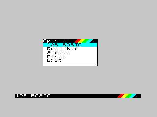 Spectrum 128 Emulator 128 BASIC Screenshot