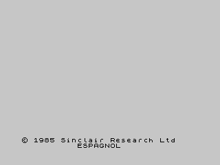 Spanish 128 Emulator Power-On Screenshot
