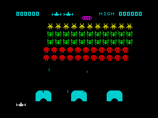 Space Raiders - Game Screen