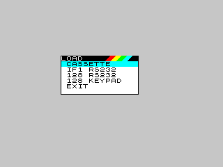 ZX81 ROM Cartridge Load Menu