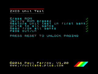 ZXC3 Unit Test