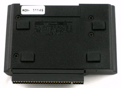 ZX Interface 2 Bottom: ZX INTERFACE 2, USE WITH ZX SPECTRUM, MADE IN UK