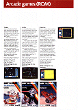 Arcade Games (ROM) Leaflet