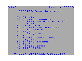 SGD menu