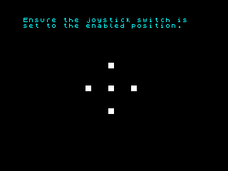 Test Utility Joystick Screen