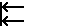 Ended double left arrow