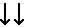 Double down arrow