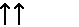 Double up arrow
