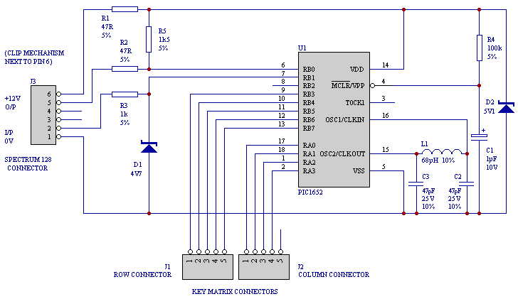 Compatible Keypad Circuit Diagram