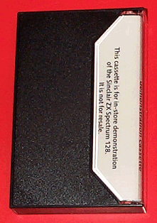 Spectrum 128 Demo Cassette Back