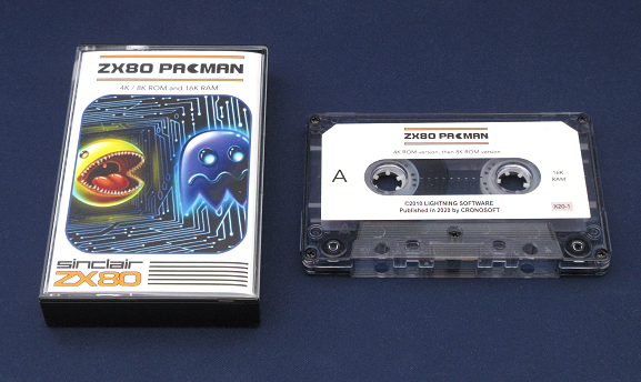 ZX80 Pacman Cronosoft Cassette Photo