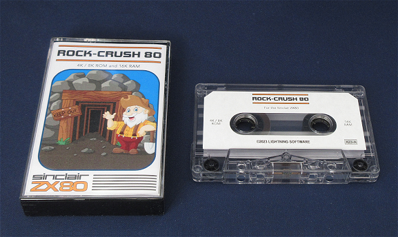 ZX80 Rock Crush Cassette Photo