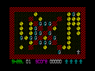 Chroma 4K ROM Game Screenshot of Rock Crush 80