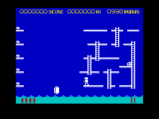 Chroma 4K ROM Game Screenshot of Rocket Man