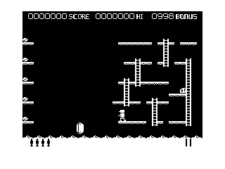 4K ROM Game Screenshot of Rocket Man