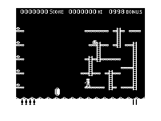 8K ROM Game Screenshot of Rocket Man