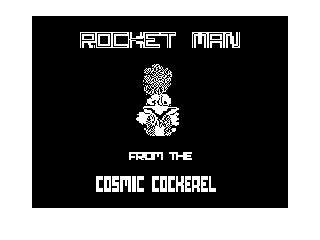 4K ROM Title screenshot of Rocket Man