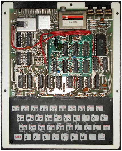 ZX80 with with SLOW mode board