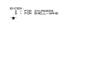 Invaders & Shell-Game Screenshot