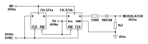 ZX80 Back Porch Circuit