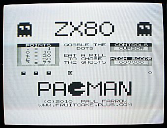ZX80 TV Picture 2 With Back Porch Circuit