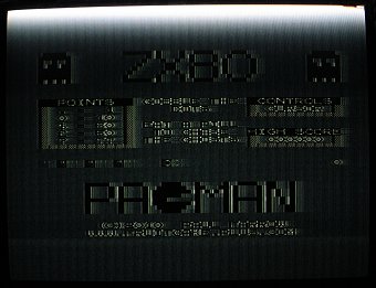 ZX80 TV Picture 2 Without Back Porch Circuit