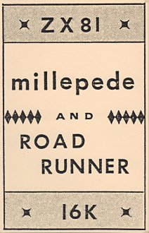 Millepede & Road Runner Inlay