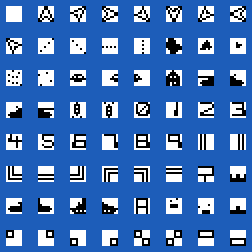 dk'tronics Graphics ROM character set 7